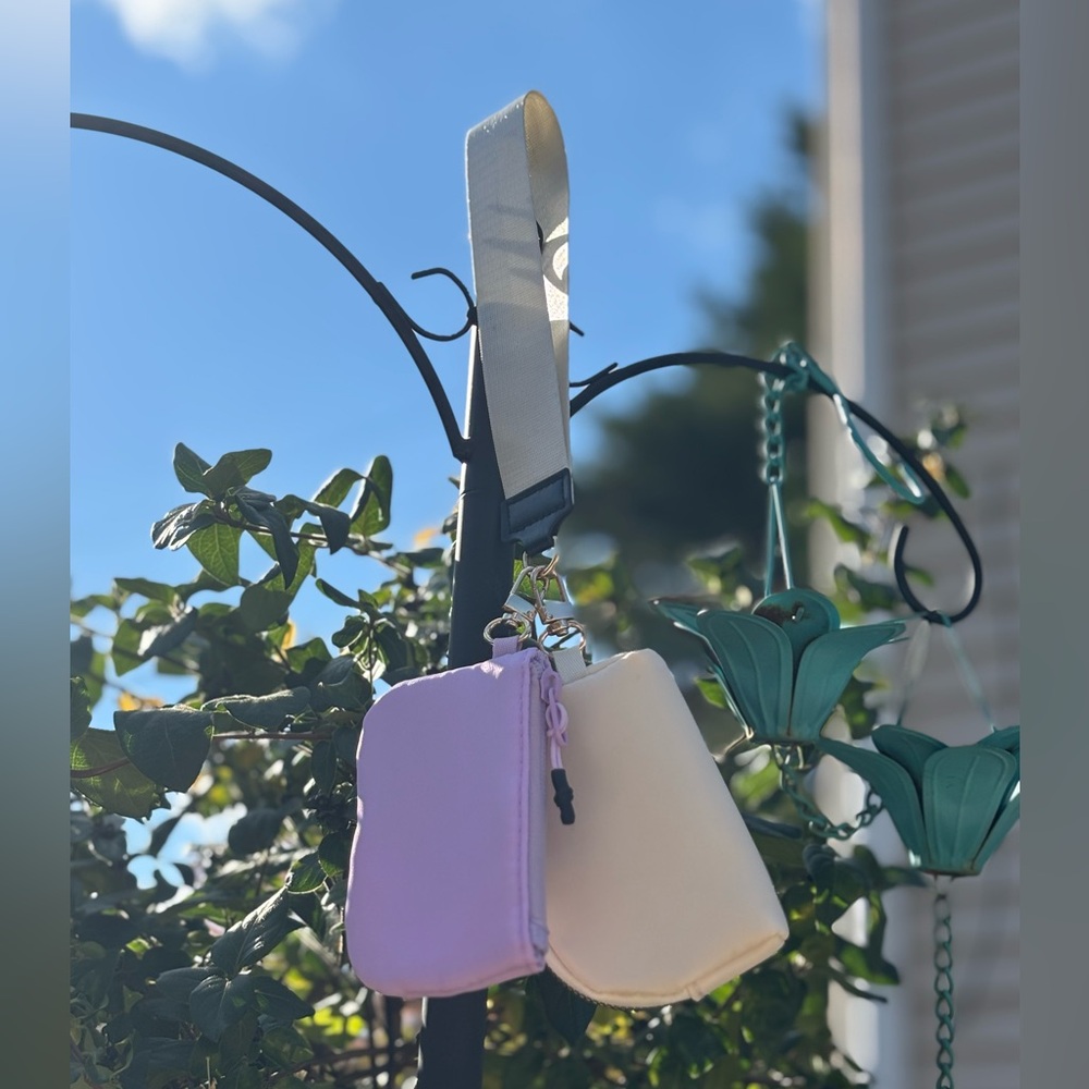 Pastel Wristlet Dual Pouch Bag